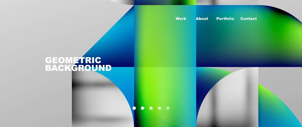 Geometric abstract background, line with fluid colors. Vector Illustration For 스톡 일러스트