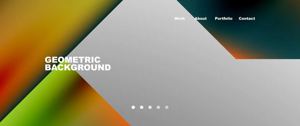 Geometric abstract background, line with fluid colors. Vector Illustration For Stock Illustration