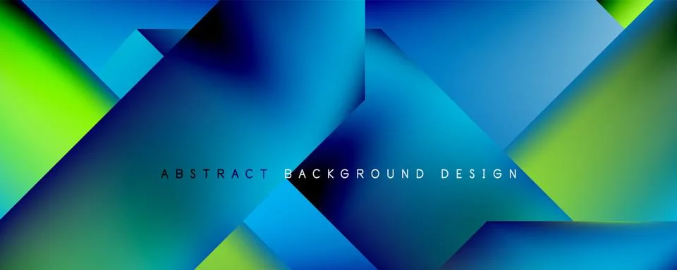 Geometric abstract background, line with fluid colors. Vector Illustration For Stock Illustration