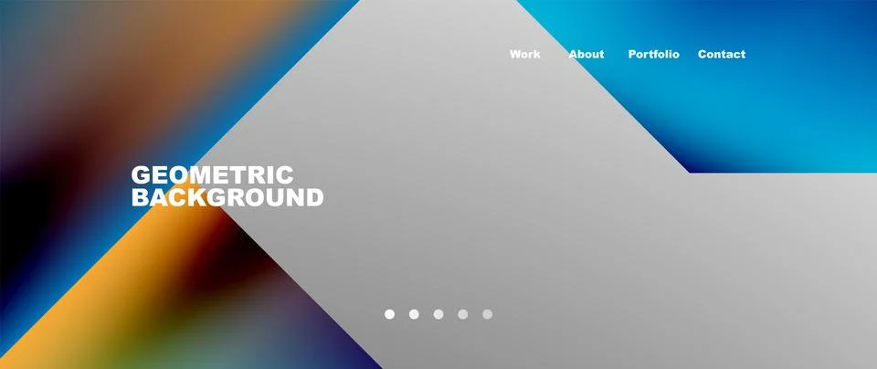 Geometric abstract background, line with fluid colors. Vector Illustration For Stock Illustration