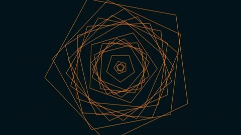 Geometric abstract background pattern, intricate polygon design on black Stock Footage 341056839