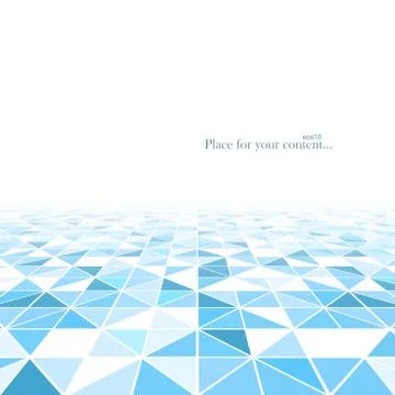 Geometric abstract background with a perspective. Иллюстрация