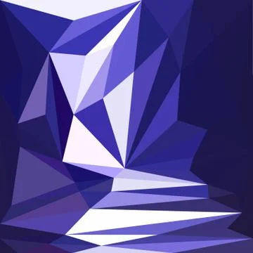 Geometric abstract background print low poly mosaic style Stock Illustration