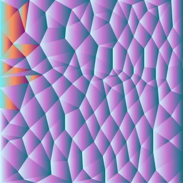Geometric abstract background print low poly mosaic style Stock Illustration