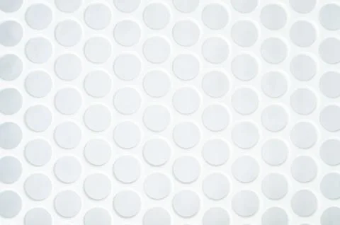 Geometric abstract background with round white repeating patterns Stock Photos