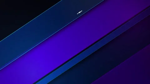 Geometric abstract background with sharp angled purple and blue layered panel 動画素材 336365140