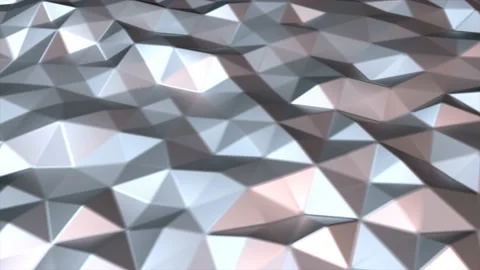 Geometric abstract background. Slow moving triangles. Stock Footage 152032255