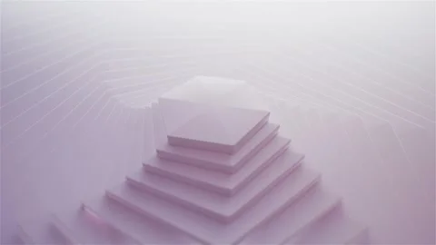 Geometric Abstract Background with Soft Gradient Colors Stock Footage 306944382