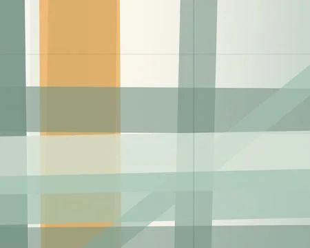 Geometric abstract background in teal, beige, and muted white with soft lay.. Stock Illustration