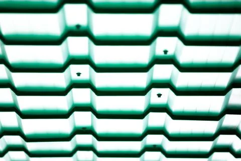 The geometric abstract background is a texture of horizontal uneven stripes Stock Photos