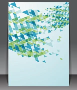 Geometric Abstract Background. Vector Stock Illustration