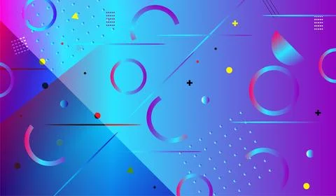 Geometric abstract background vector illustration Foto stock