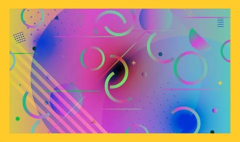 Geometric abstract background vector illustration Foto stock