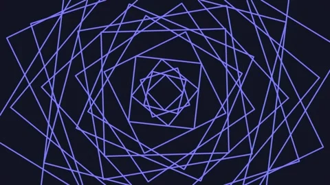 Geometric abstract background with vibrant blue and yellow lines Stock Footage 341058840