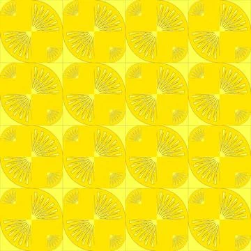 Geometric abstract background,use a full yellow color in every corner Stock Illustration