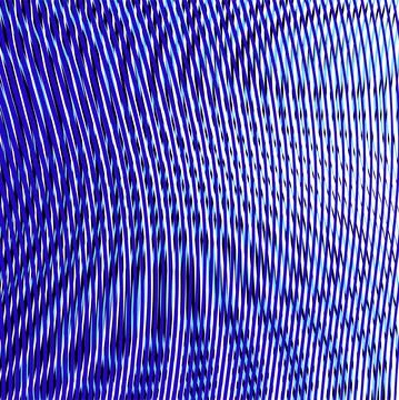 Geometric abstract blue abstract background with linear moire 3d effect. Stock Illustration
