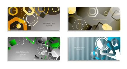 Geometric abstract bright background. Geometric shapes of different colors an イラスト素材