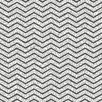 Geometric abstract chevron zigzag stripes pattern. Vintage hipster striped Stock Illustration