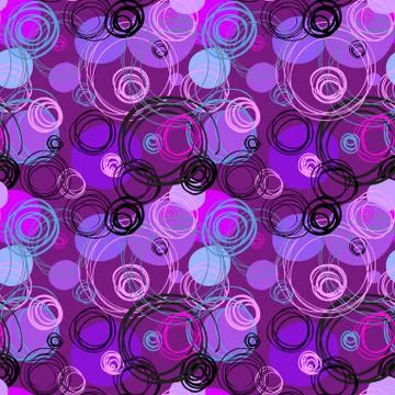 Geometric abstract circles background Stock Illustration