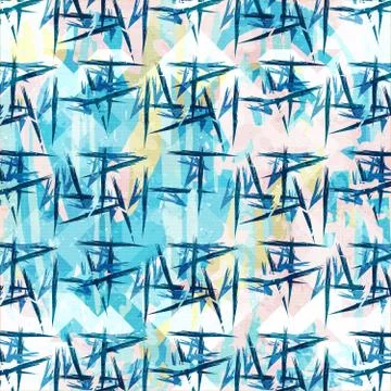Geometric abstract color pattern in graffiti style. Quality vector illustrati Illustrazione stock