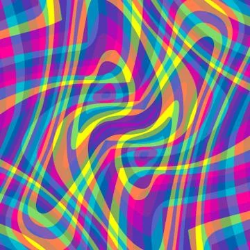 Geometric abstract color pattern in graffiti style. Quality vector illustrati Stock Illustration