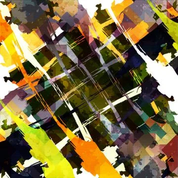 Geometric abstract color pattern in graffiti style. Quality vector illustrati 스톡 일러스트