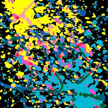 Geometric abstract color pattern in graffiti style. Quality vector illustrati Stock Illustration