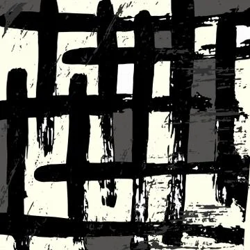 Geometric abstract color pattern in graffiti style. Quality vector illustrati Stock-Illustration