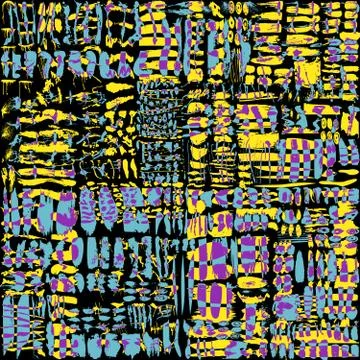 Geometric abstract color pattern in graffiti style. Quality vector illustrati Stock Illustration