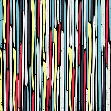 Geometric abstract color pattern in graffiti style. Quality vector illustrati Stock Illustration