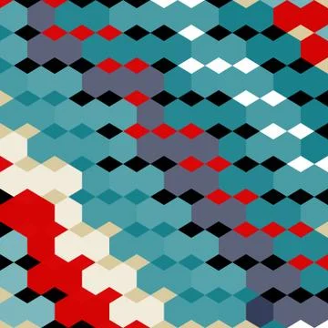 Geometric abstract color pattern quality vector illustration for your design Stock Illustration