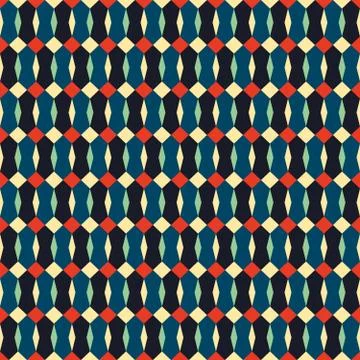 Geometric abstract color seamless pattern quality vector illustration for you Stock Illustration