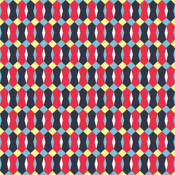 Geometric abstract color seamless pattern quality vector illustration for you Stock Illustration
