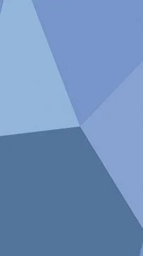 A geometric abstract composition in soft blues with layered triangular shap.. 스톡 일러스트
