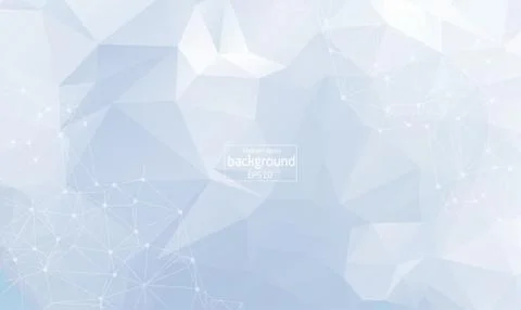 Geometric abstract with connected line and dots. Graphic seamless background. Stock Illustration