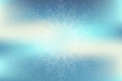 Geometric abstract connected line with dots. Big data visualization. Molecule 스톡 일러스트