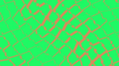 Geometric abstract cracked green pattern design Stockillustratie