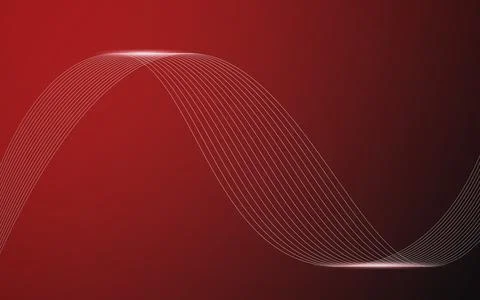 Geometric Abstract Decorative Line Wave Background. 스톡 일러스트