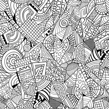 Geometric abstract decorative pattern イラスト素材