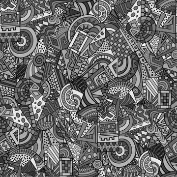 Geometric abstract decorative pattern Illustrazione stock