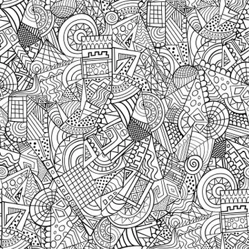 Geometric abstract decorative pattern 스톡 일러스트