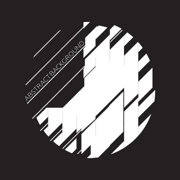 Geometric abstract design elements Stock Illustration