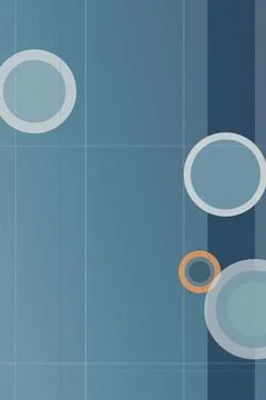Geometric abstract design with overlapping circles in blue tones, subtle gr.. 스톡 일러스트