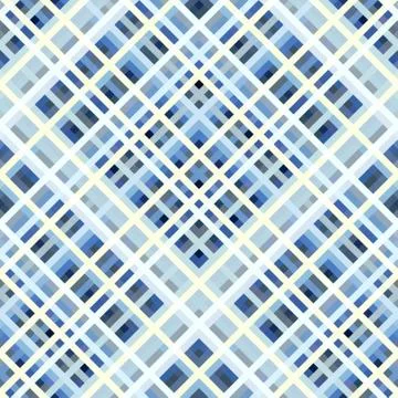Geometric abstract diagonal plaid pattern in low poly pixel art style. Illustrazione stock
