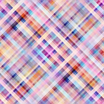 Geometric abstract diagonal plaid pattern in low poly pixel art style. 스톡 일러스트