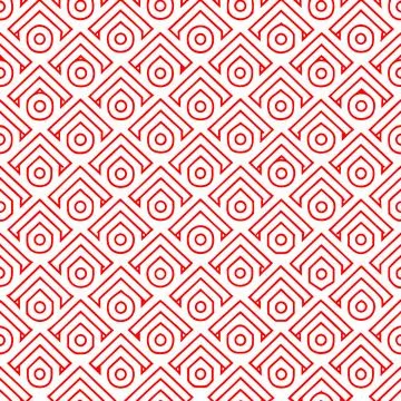 Geometric Abstract Diamond Pattern for Textiles and packaging 스톡 일러스트