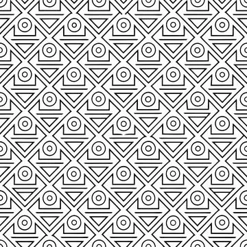 Geometric Abstract Diamond Pattern for Textiles and packaging Illustrazione stock