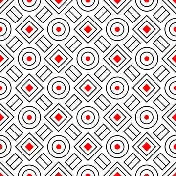 Geometric Abstract Diamond Pattern for Textiles and packaging イラスト素材