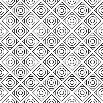 Geometric Abstract Diamond Pattern for Textiles and packaging Stock Illustration