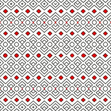 Geometric Abstract Diamond Pattern for Textiles and packaging Illustrazione stock